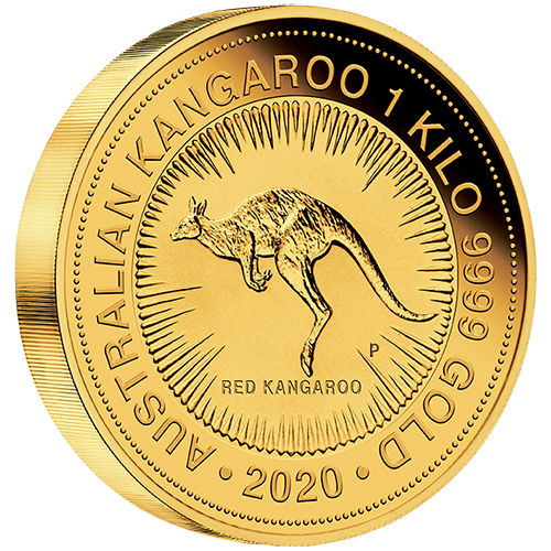 1kg Perth Mint Gold Kangaroo 2020