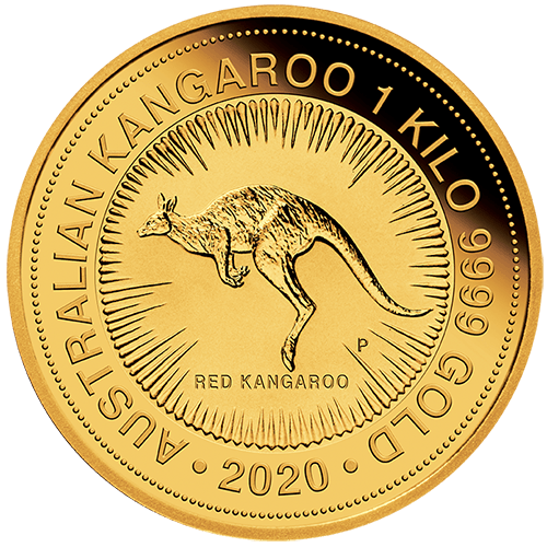 1kg Perth Mint Gold Kangaroo 2020