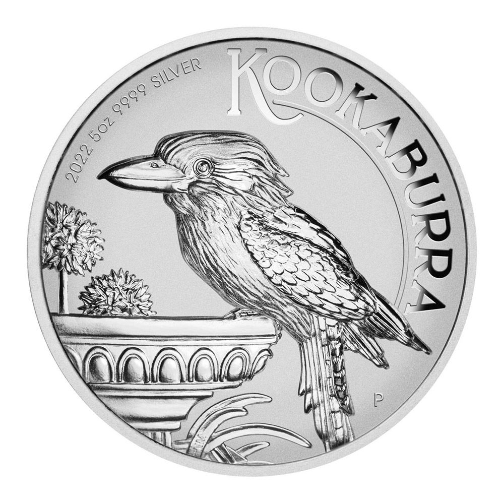 2022 5oz Perth Mint HR Incused Silver Proof Coin - Kookaburra