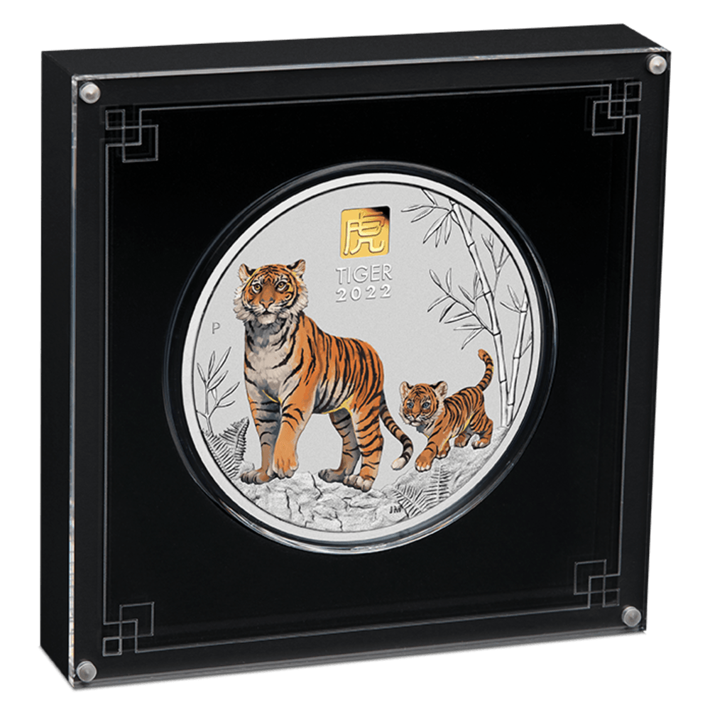 2022 1kg Australian Lunar Series III Year of the Tiger Silver Coin