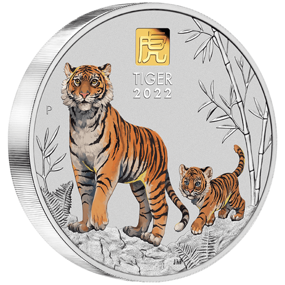 2022 1kg Australian Lunar Series III Year of the Tiger Silver Coin