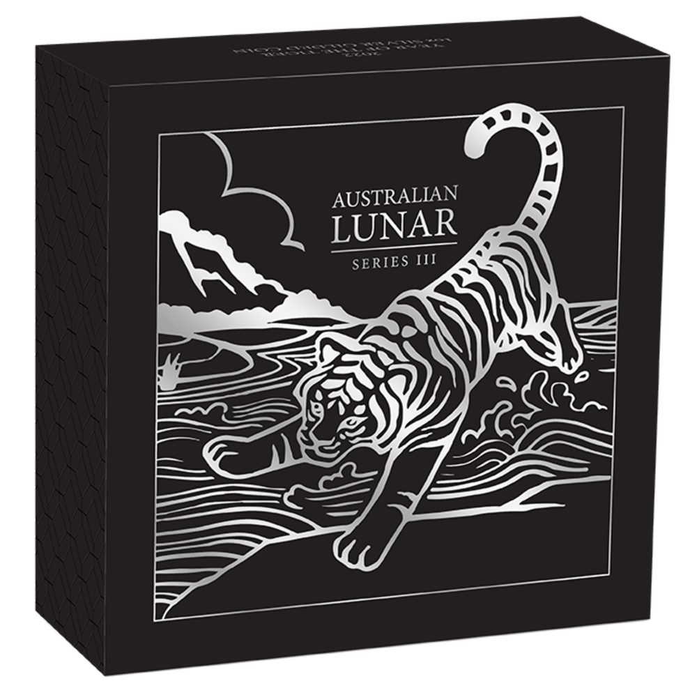 2022 1kg Australian Lunar Series III Year of the Tiger Silver Coin
