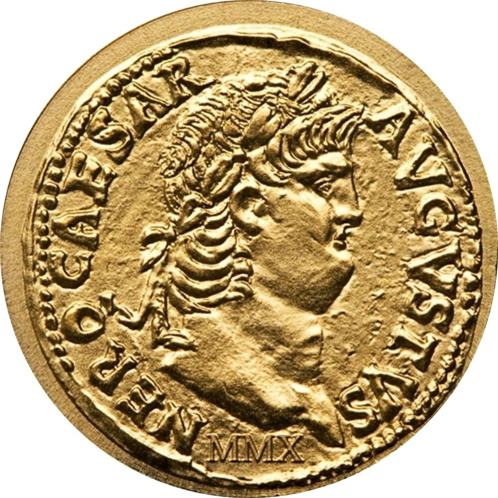 2010 Palau Roman Empire Nero 0.5g .9999 Fine Gold Legal Tender Coin
