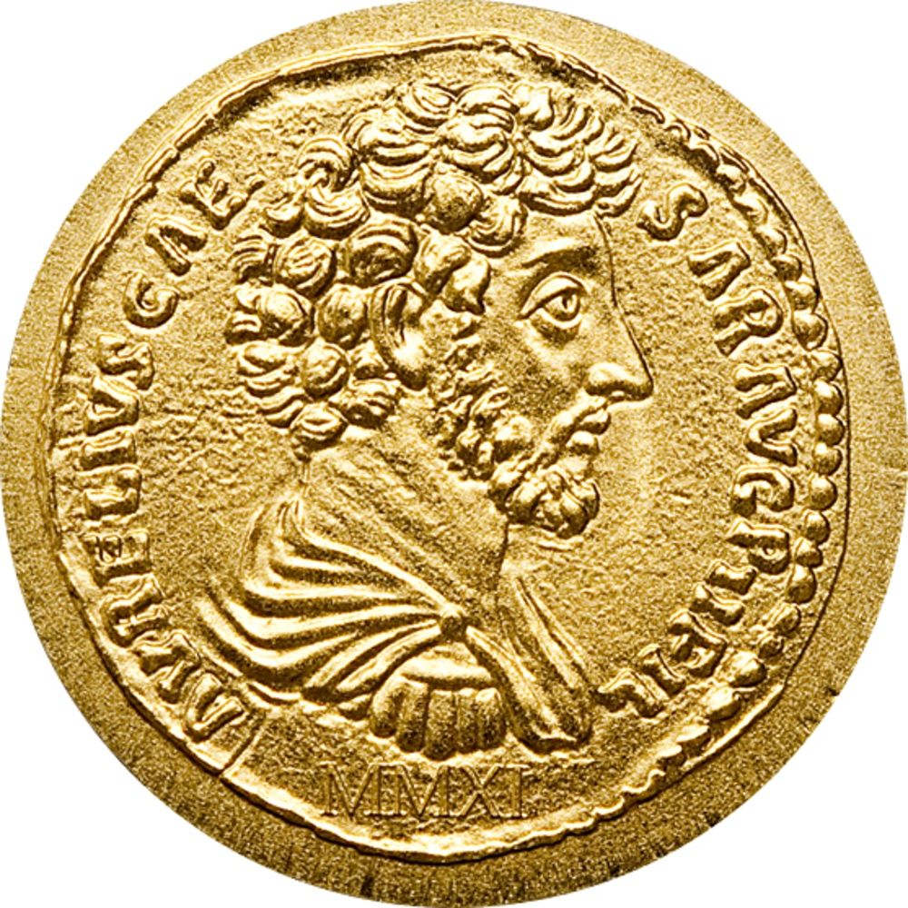 2011 Palau Roman Empire Marcus Aurelius 0.5g .9999 Fine Gold Legal Tender Coin