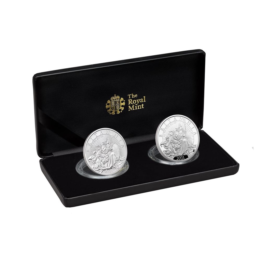 2021 1oz Great Britain Britannia Core Coin Range Silver Proof and Reverse Proof