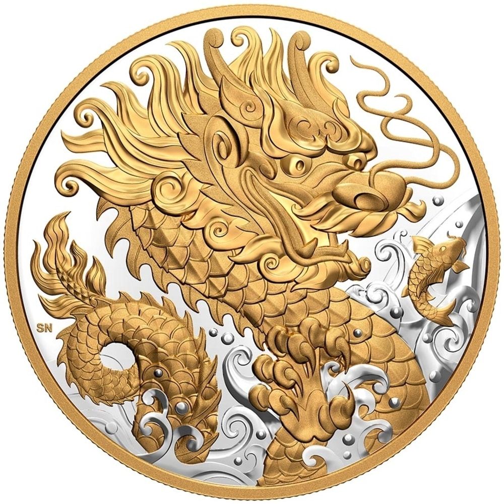 2021 1/2 Kilogram Pure Silver Triumphant Dragon Coin
