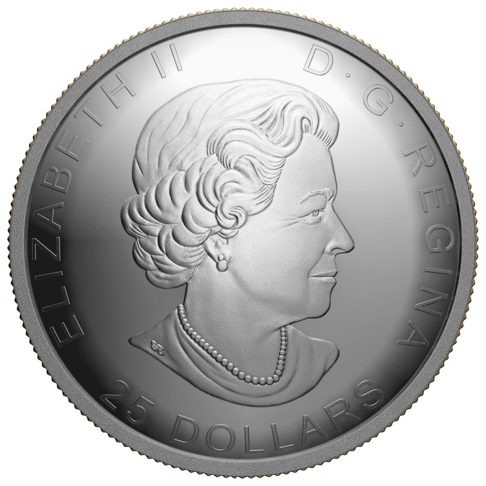 2021 $25 Silver 125th Anniversary Klondike Gold Rush: Panning for Gold Coin