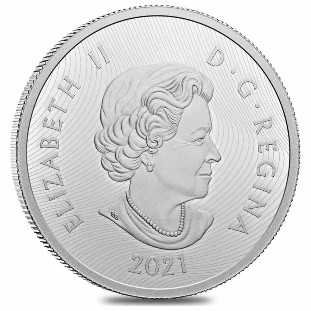 2021 Canada .9999 Silver $50 Canadian Lake Louise Extraordinary High Relief Coin