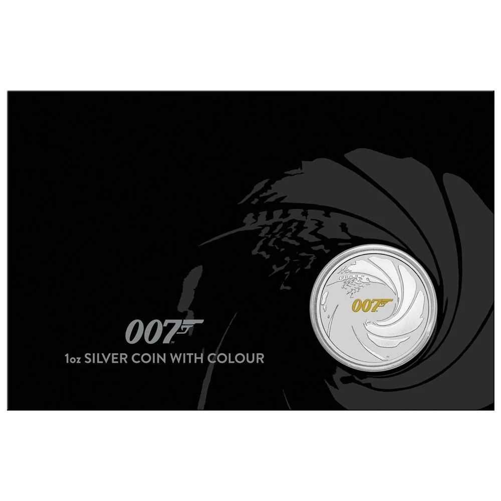コレクション 2021 James Bond 007 Colorized NGC MS70 JAMES BOND 007 Agent 1 Oz Silver Colorized Bullion Coin 1$ Tuvalu 2