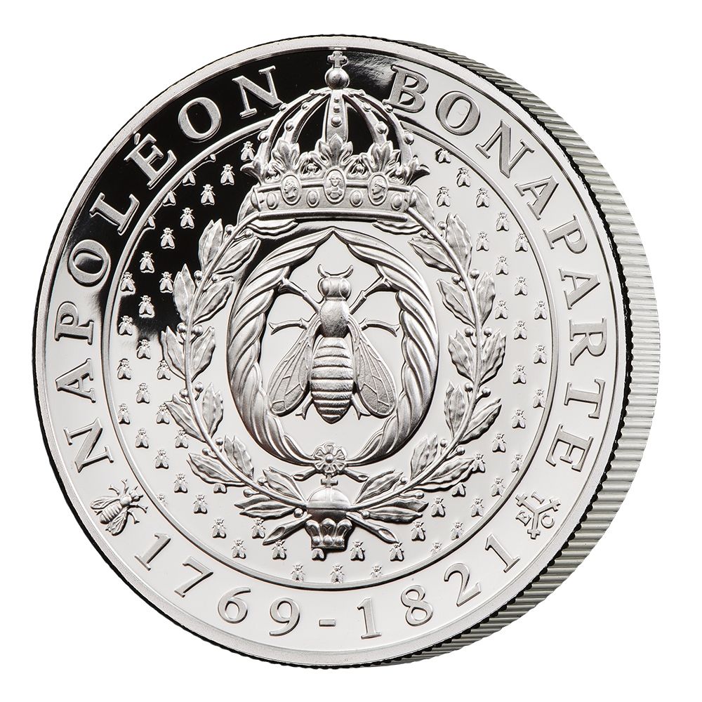 2021 St Helena 1oz Napoleon Bee .999 Silver Proof Coin