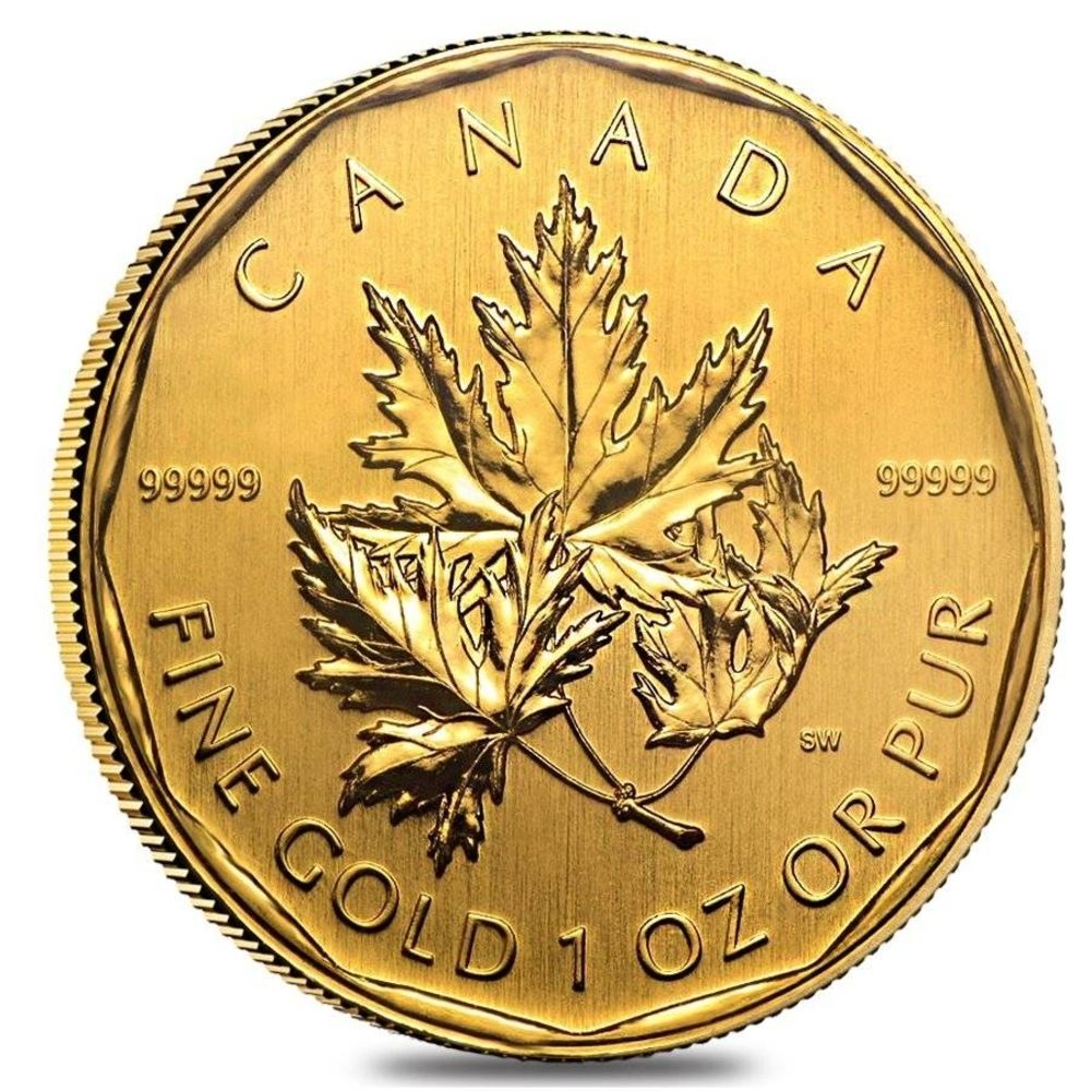 2007 1oz .99999 SUPER FINE Gold $200 Canada Maple Leaf - Carded