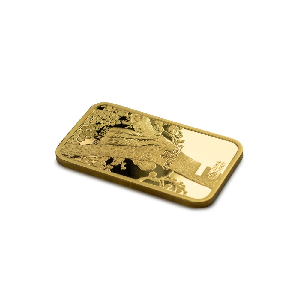 1oz PAMP Suisse Lunar Tiger Gold Minted Bar (2022)