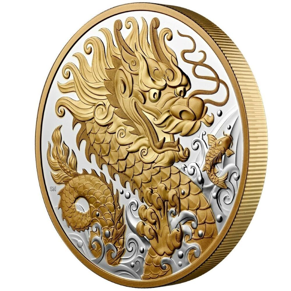 2021 1/2 Kilogram Pure Silver Triumphant Dragon Coin