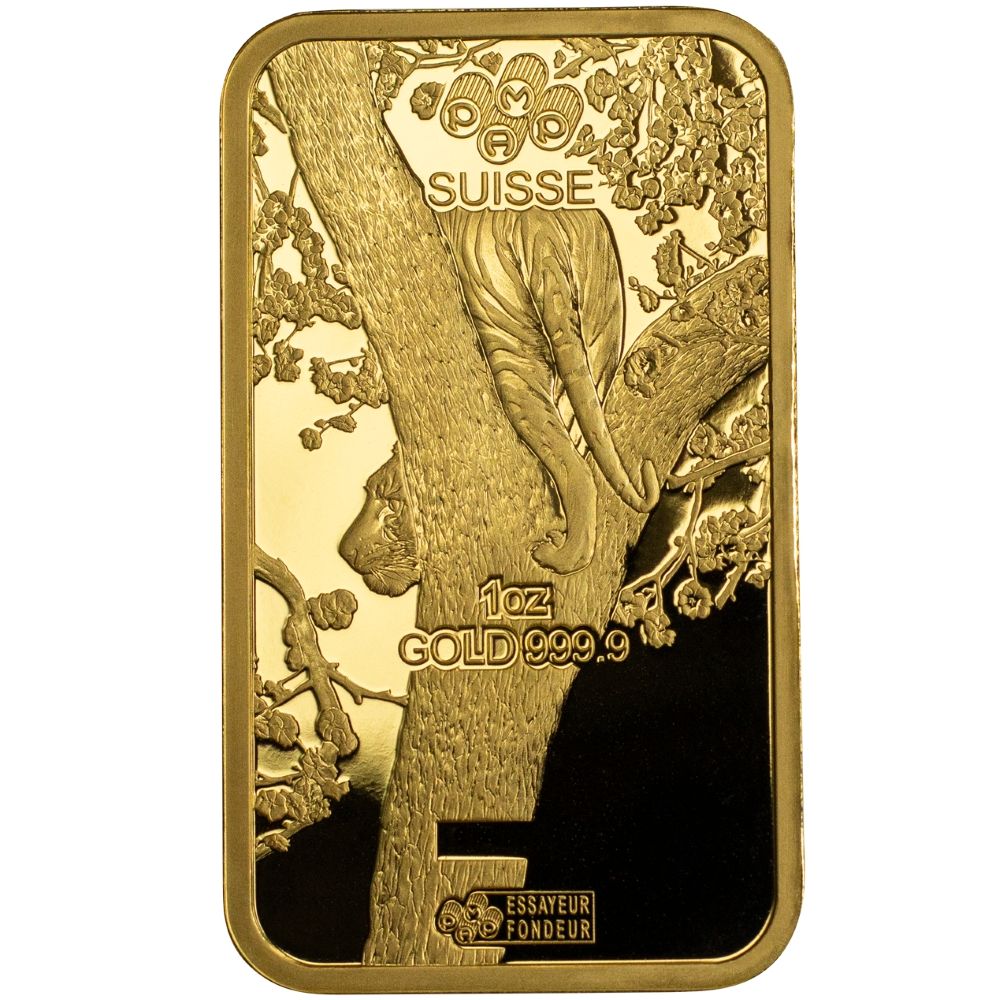 1oz PAMP Suisse Lunar Tiger Gold Minted Bar (2022)