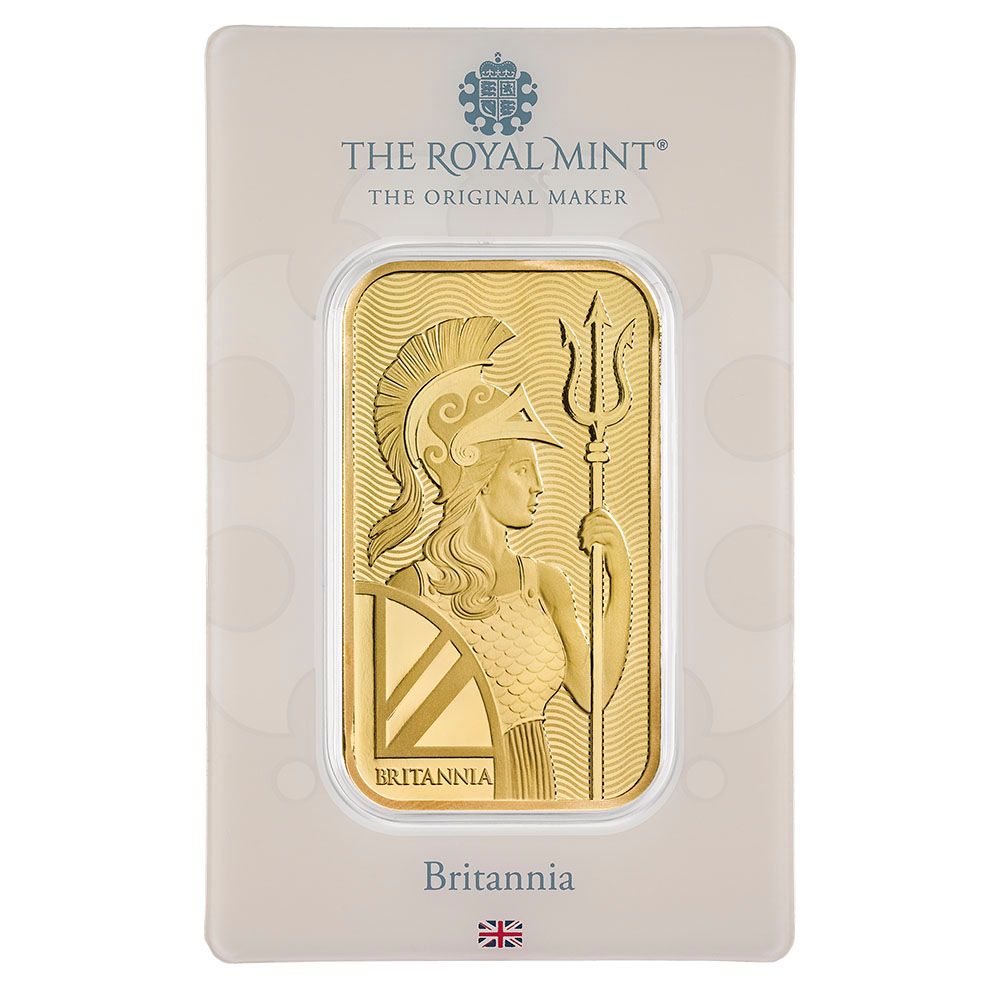 1oz Gold Britannia Minted Bar
