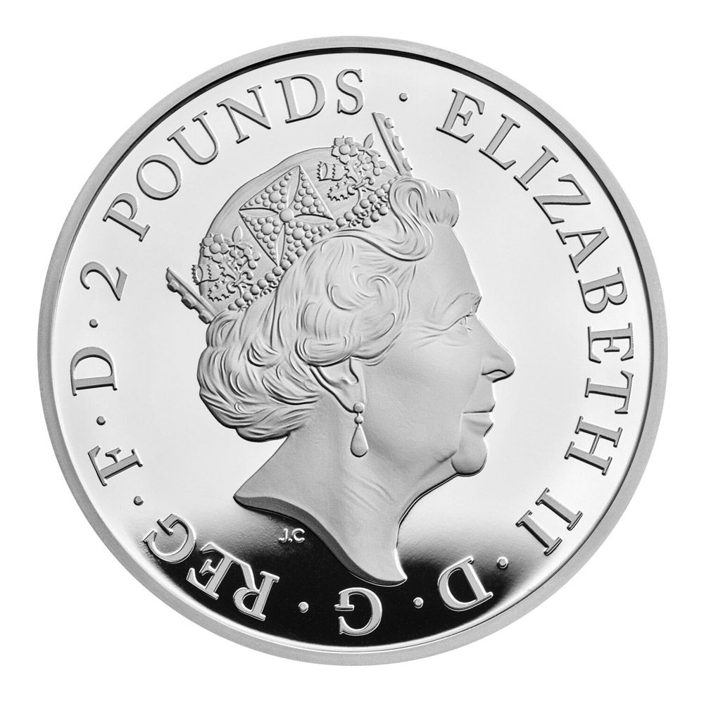 2023 1oz Royal Mint Silver Proof The Yale of Beaufort