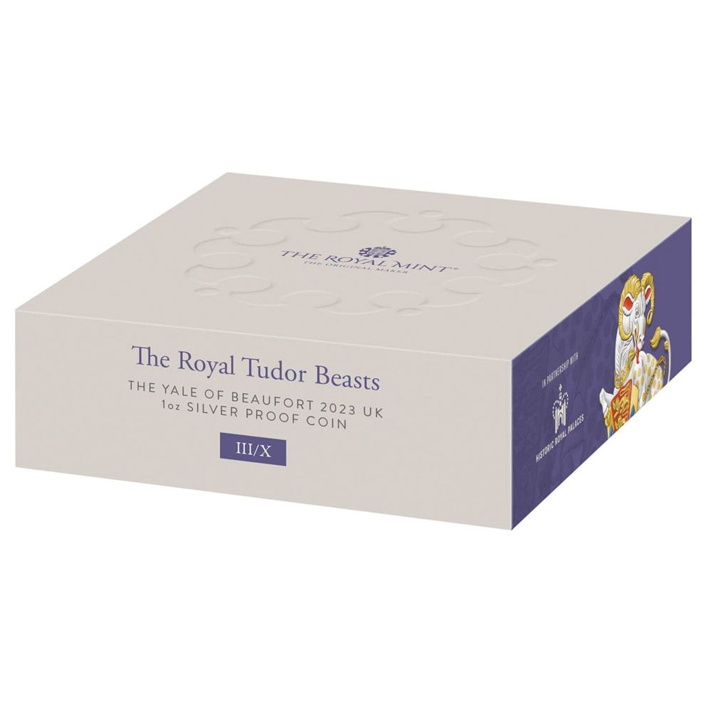 2023 1oz Royal Mint Silver Proof The Yale of Beaufort