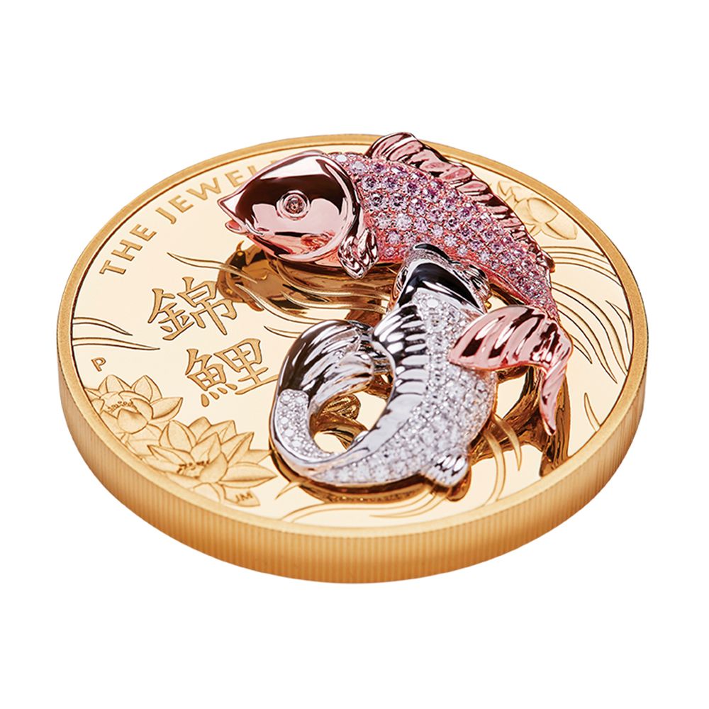 2022 10oz Gold Proof Coin - The Jewelled Koi