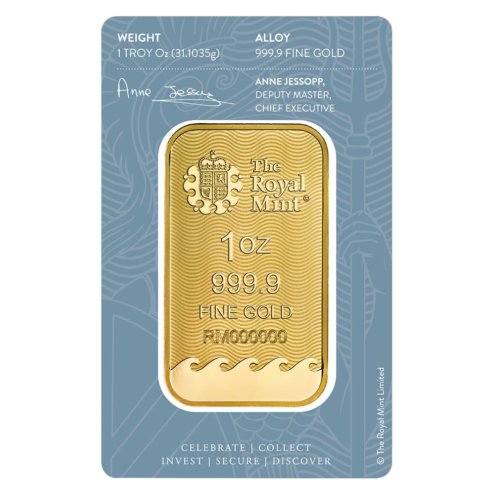 1oz Britannia Gold Minted Bar 2