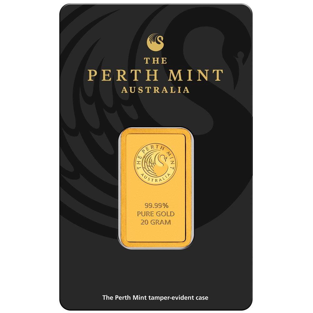 20g Perth Mint Gold Minted Bar