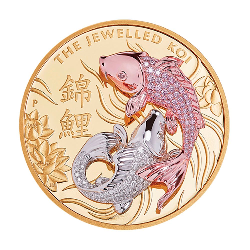 2022 10oz Gold Proof Coin - The Jewelled Koi