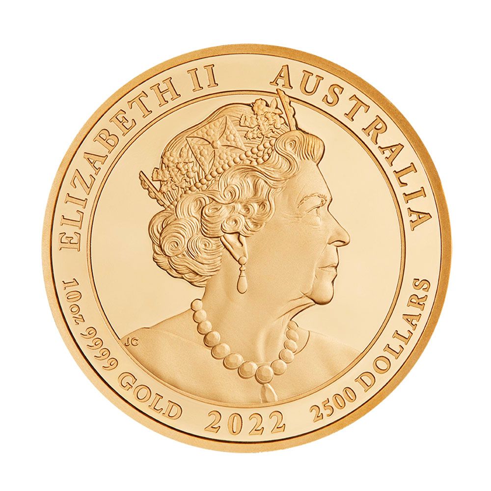 2022 10oz Gold Proof Coin - The Jewelled Koi
