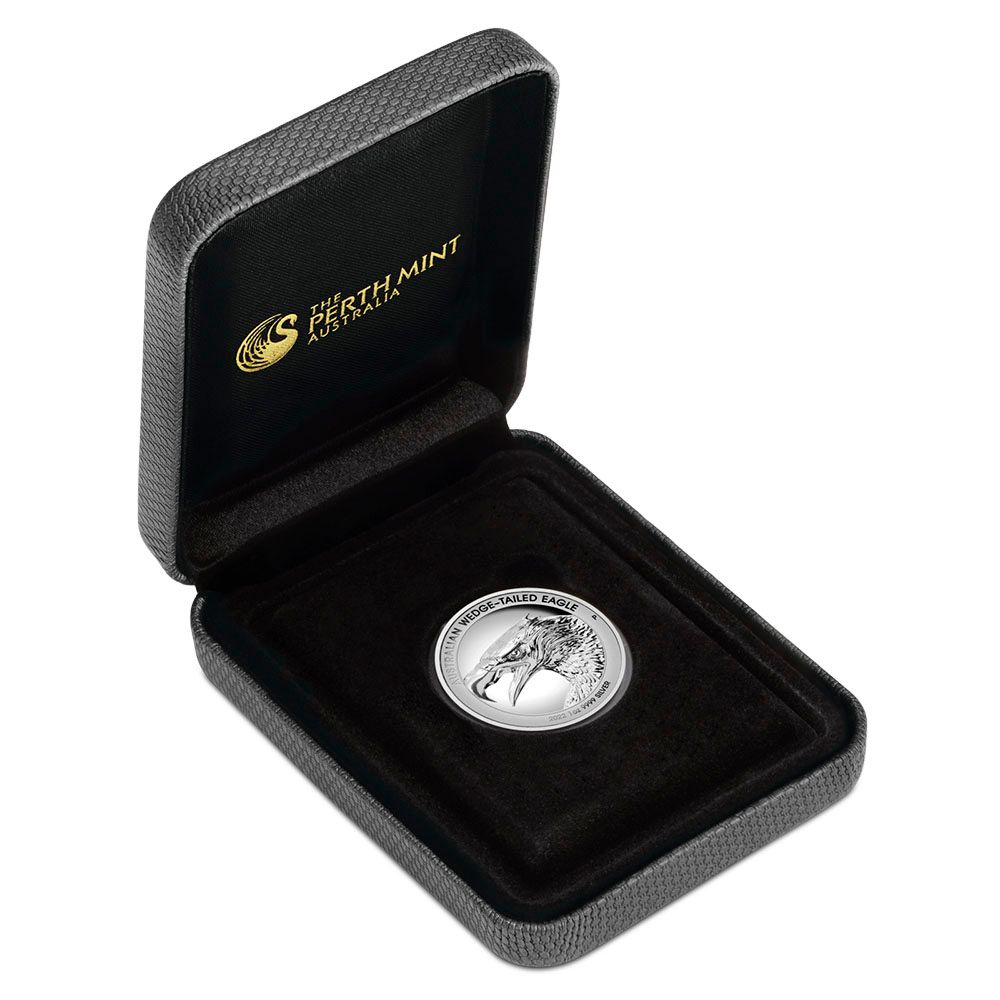 2022 Australia 1 oz Pure Silver Wedge Tailed Eagle Ultra High Relief Proof Coin