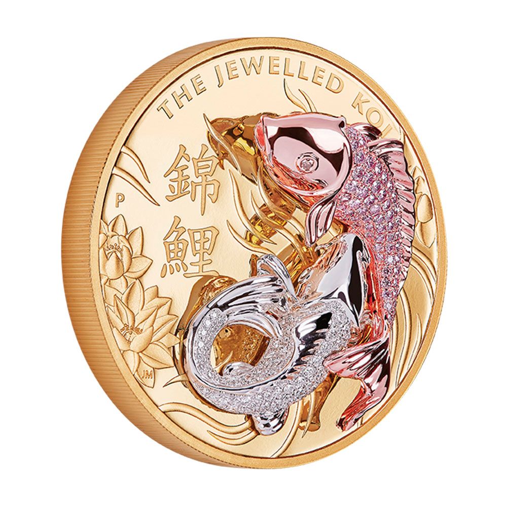 2022 10oz Gold Proof Coin - The Jewelled Koi
