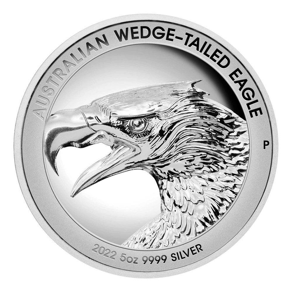 2022 5oz Wedge-Tailed Eagle .9999 Silver Proof UHR Coin 1
