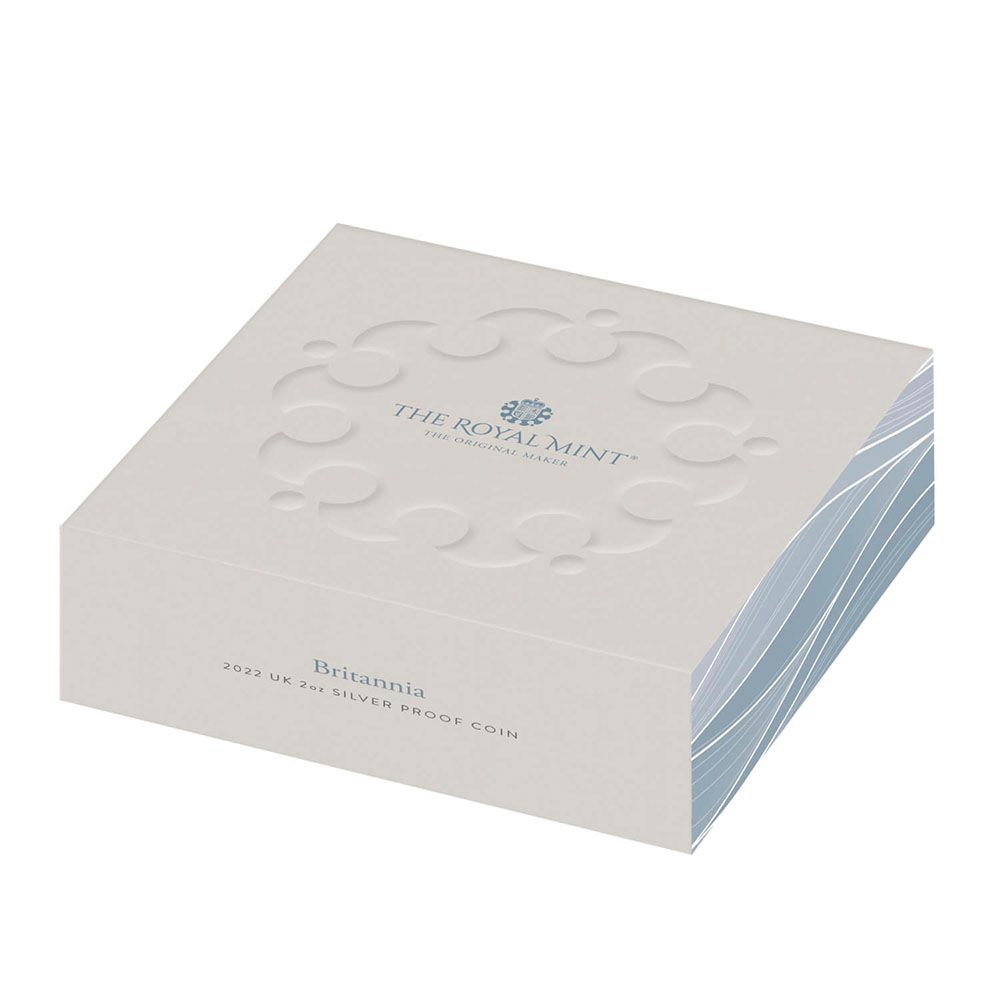 2022 UK 2 oz Silver £5 The Britannia Premium Womanhood Proof Coin - Royal Mint
