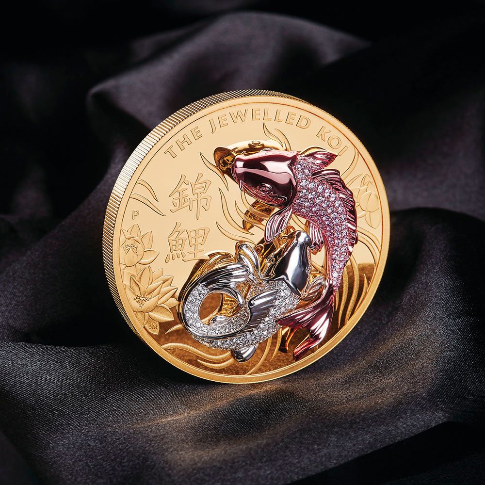 2022 10oz Gold Proof Coin - The Jewelled Koi