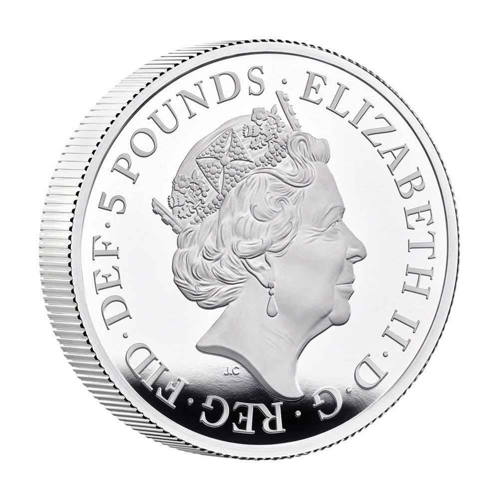 2022 UK 2 oz Silver £5 The Britannia Premium Womanhood Proof Coin - Royal Mint