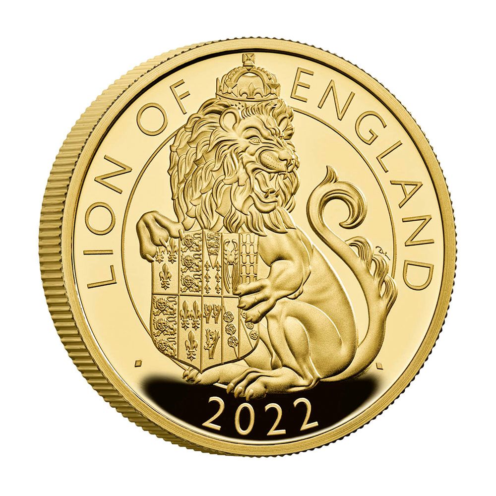 2022 Royal Mint 1oz Gold Proof Coin - Lion of England