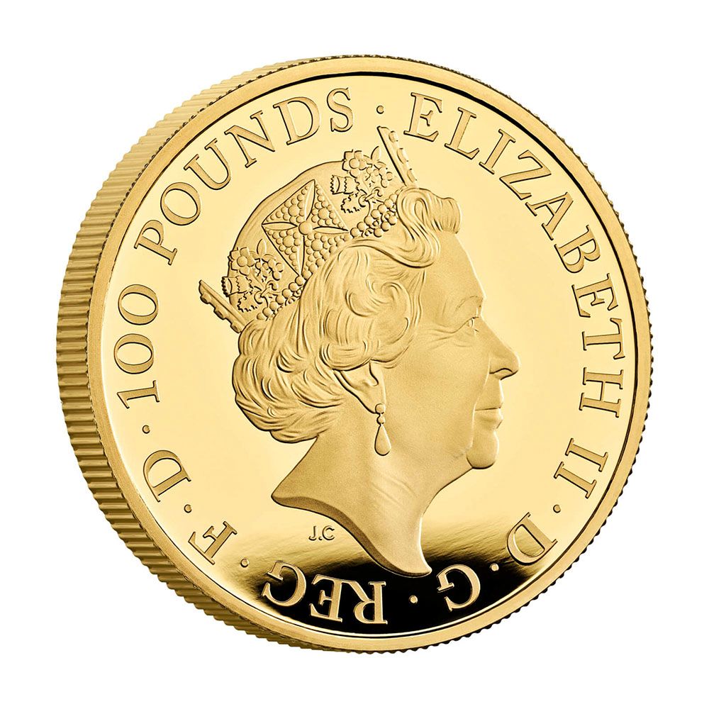 2022 Royal Mint 1oz Gold Proof Coin - Lion of England