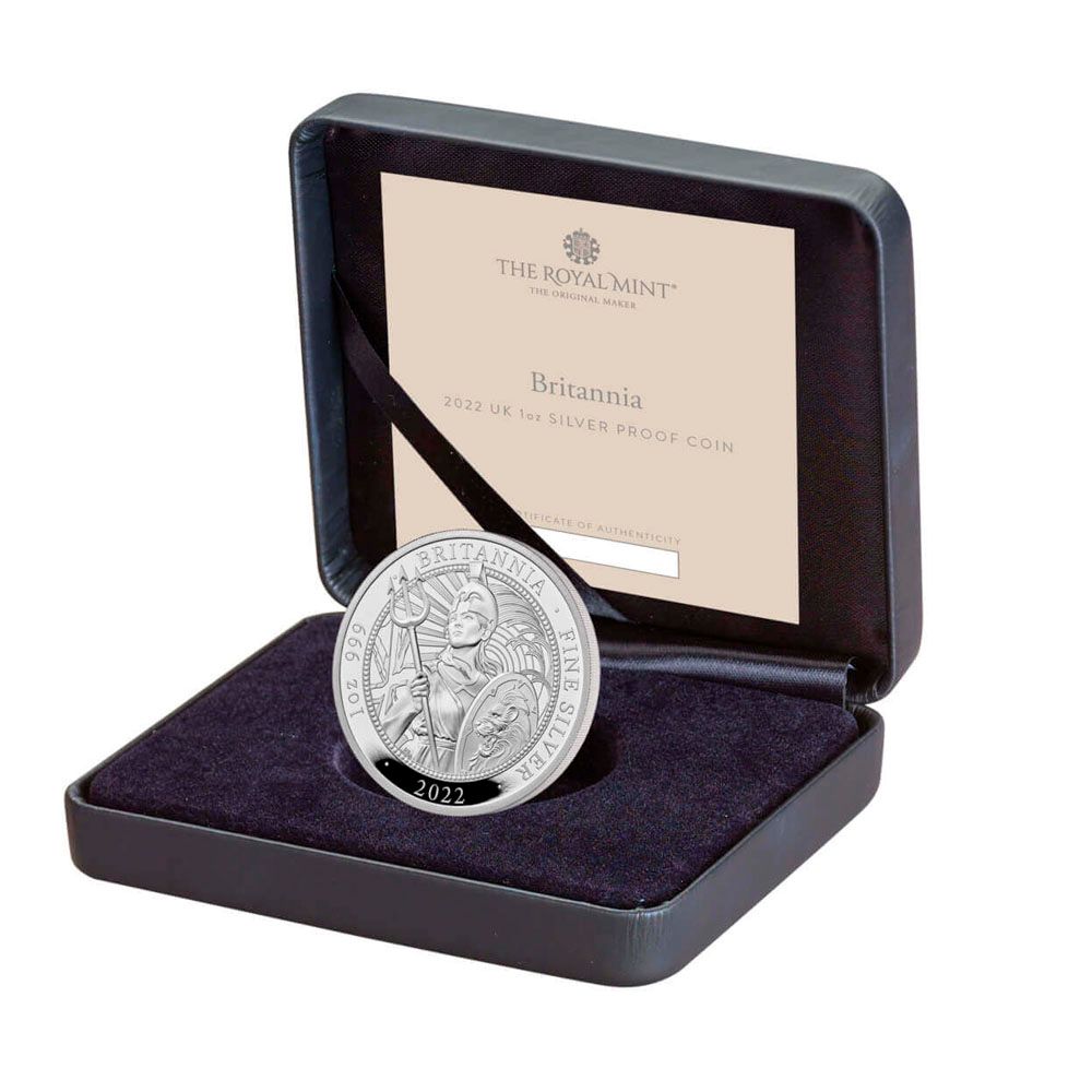 2022 The Britannia 2022 UK 1oz Silver Proof Coin 3