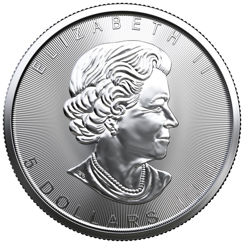 1oz Silver Canadian Maple Leaf (2016)