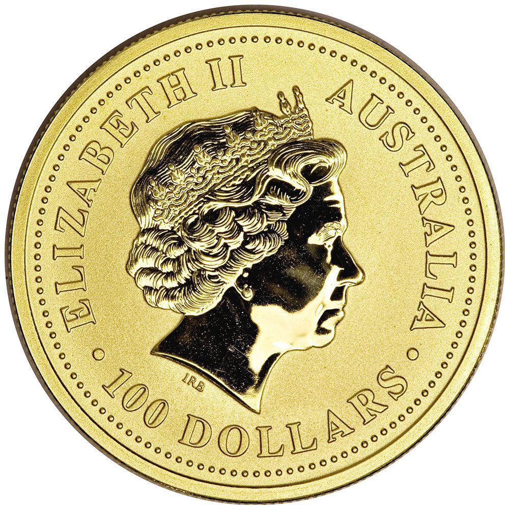 2000 Australia Gold Lunar Series I Year of the Dragon