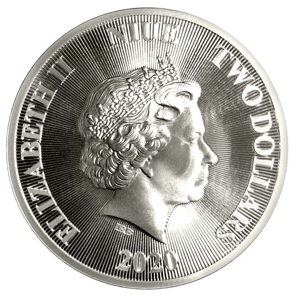 2020 1oz Silver Niue Tree of Life BU Coin-2