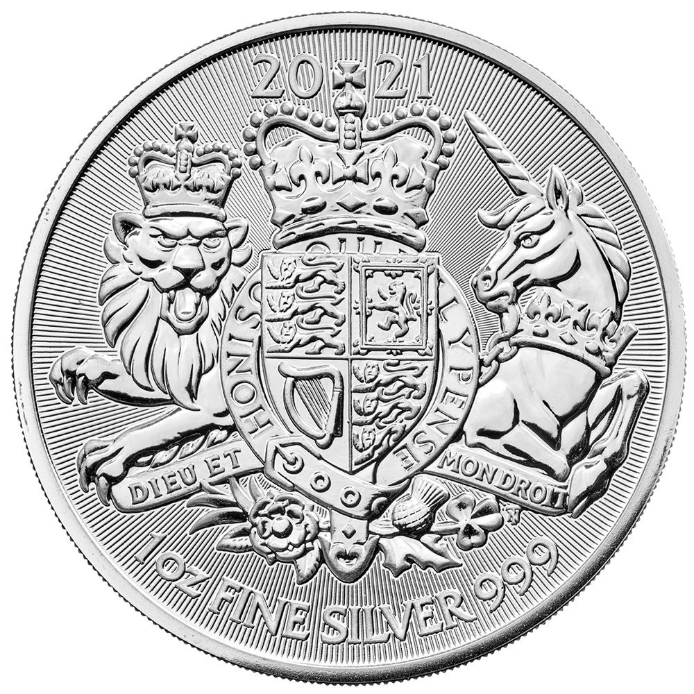 2021 1oz Silver The Royal Arms Bullion Coin