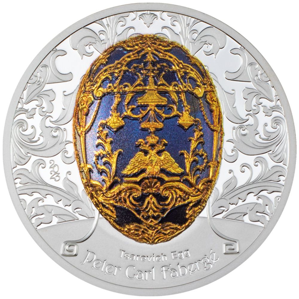 2023 2oz Silver Peter Carl Fabergé – Tsarevich Egg