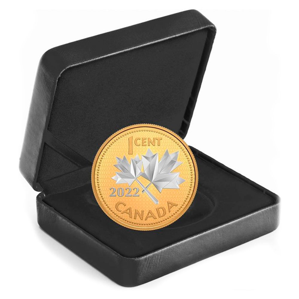2022 5oz Gilded Silver Proof Coin - Farewell to the Penny: 10th Anniversary 3