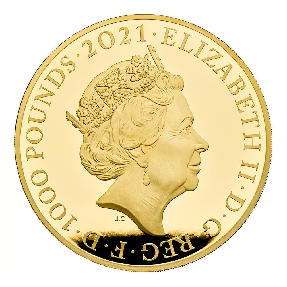 2022 1kg The Gothic Crown: William Wyon Gold Proof Coin 2