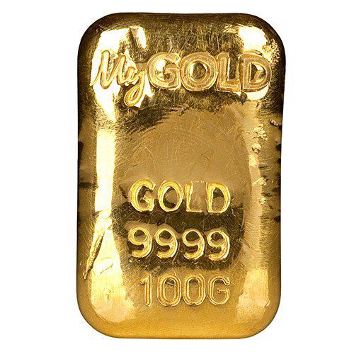 100g MyGold® Gold Cast Bar