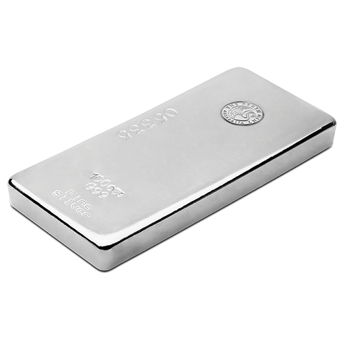 100oz Perth Mint Silver Cast Bar
