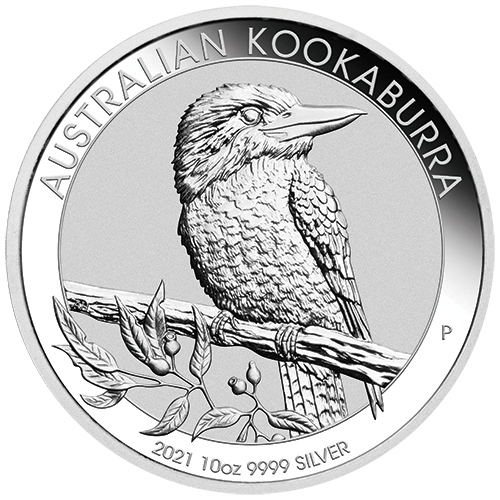 10oz Perth Mint Silver Kookaburra (2021)
