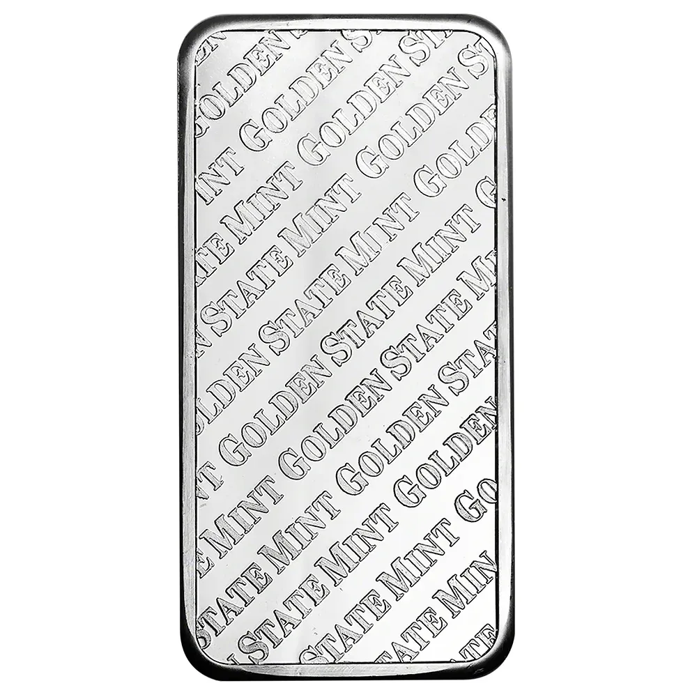 10oz Golden State Mint Silver Bar