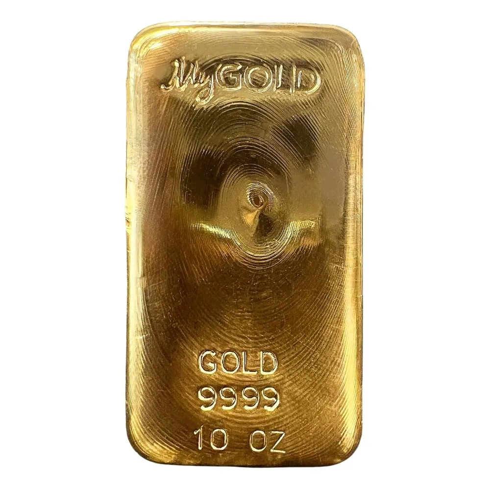 10oz Gold MyGold Cast Bar