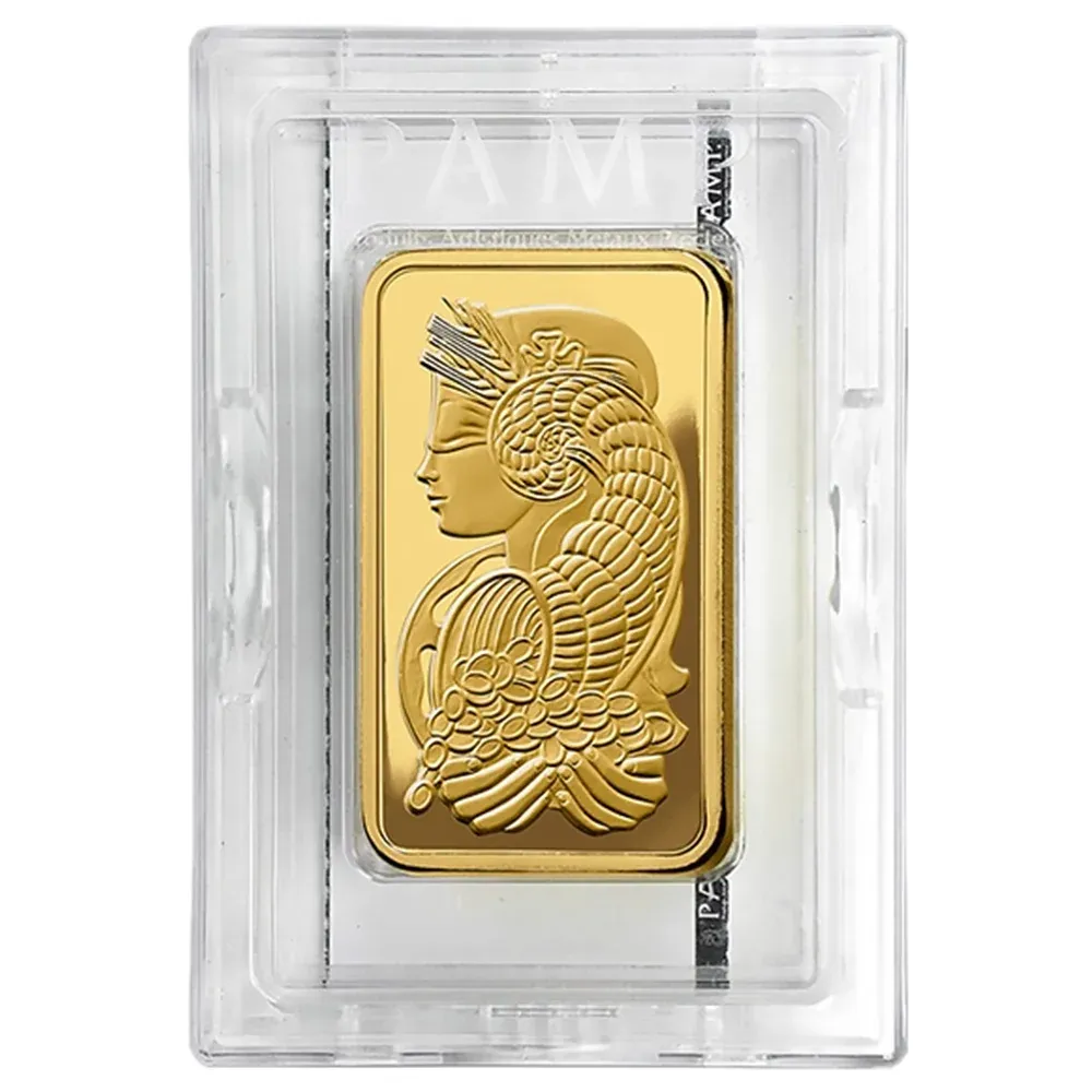 10oz PAMP Suisse Gold Minted Bar