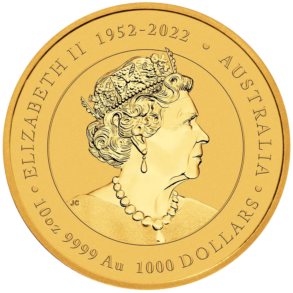 10oz Perth Mint Gold Lunar 2024 Year of the Dragon Coin
