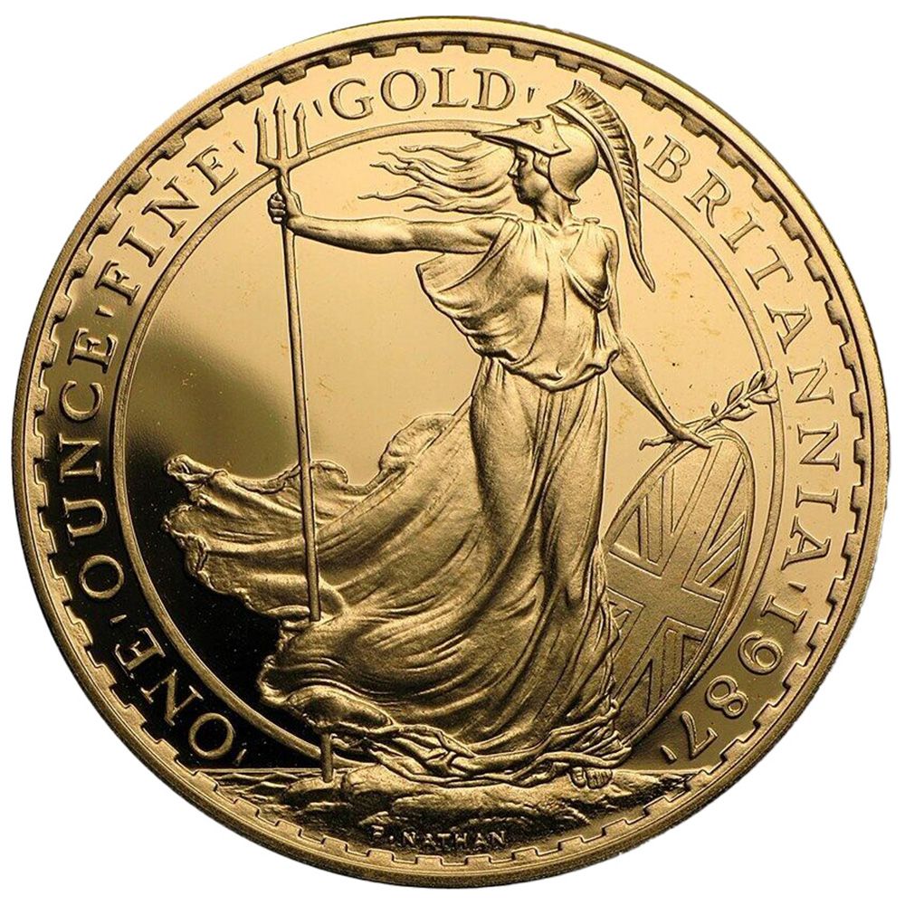 1oz Britannia Proof Gold Coin (1987)